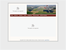 Tablet Screenshot of global-aviation-services.com